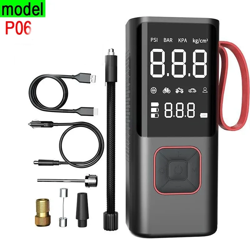 Car Air Pump Compressor with digital display.