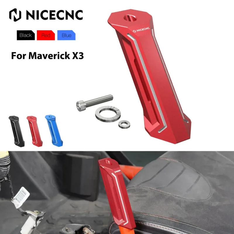 Maverick X3 Passenger Handle installed in a UTV.