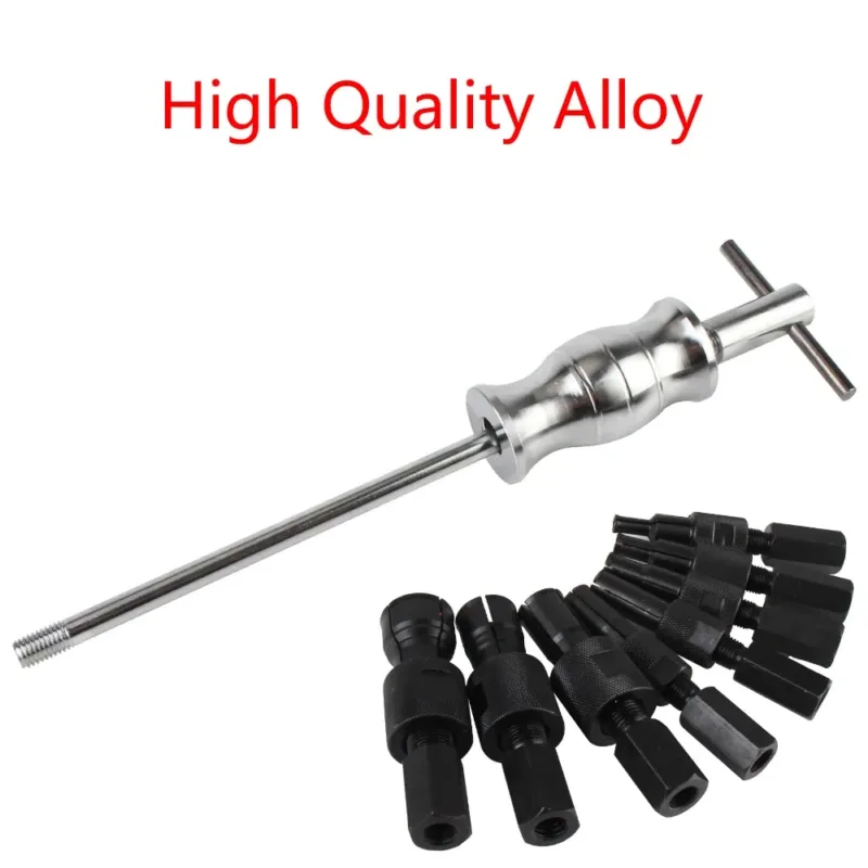 Various collets from the disassembly tools set.