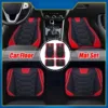A close-up view of the non-slip grip on the back of a universal car floor mat.