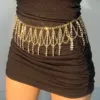 XINYOUHUO waist chain tassels in motion
