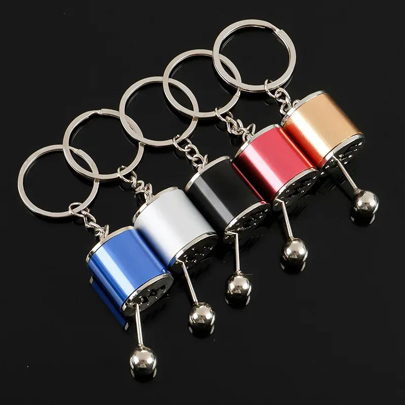 Car Gear Keychain Size vs Actual Keys