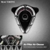 Universal Motorcycle Air Cleaner, front view