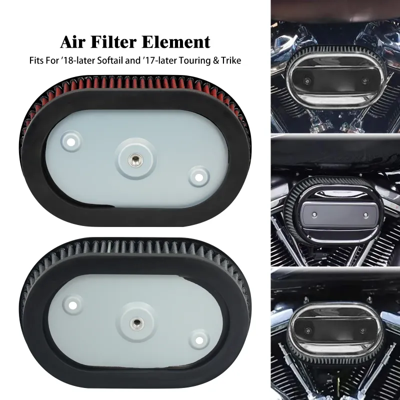 Replacement Air Filter Element, showing Motorcycle Air Cleaner