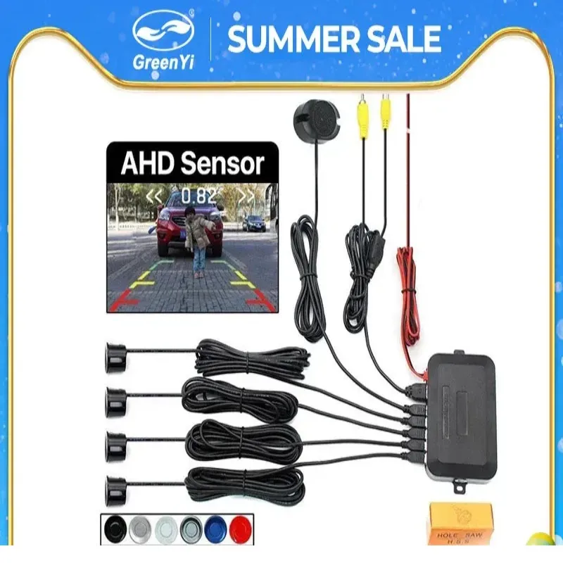 GreenYi Video Parking Sensor with AHD Backup Camera