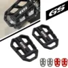 Billet GS motorcycle foot pegs in Black