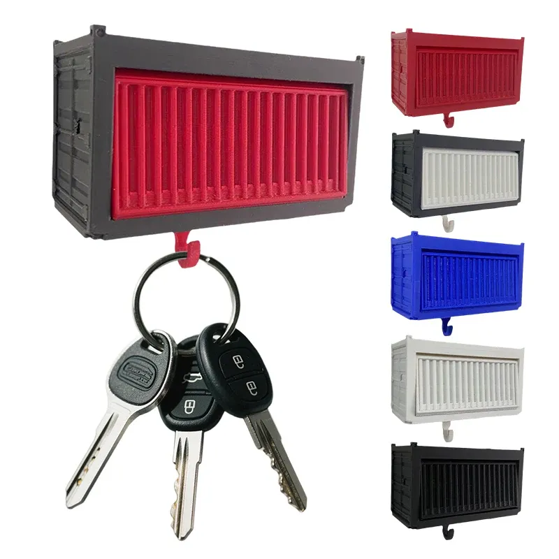 Creative Car Garage Shape Key Holder with Closed Door