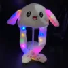 LED bunny ears hat with moving mechanism demonstration