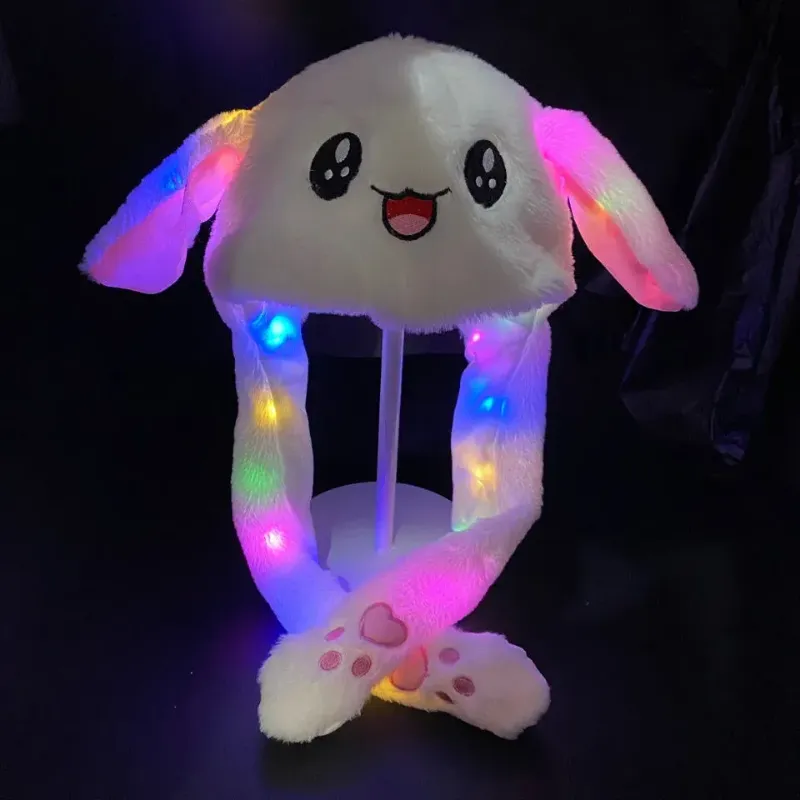 LED bunny ears hat with moving mechanism demonstration