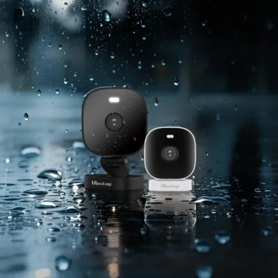 VIMTAG Outdoor Mini Security Camera WiFi 4MP PIR Smart Light Color Night Vision AI Detect Waterproof CCTV Camera IP Surveillance
