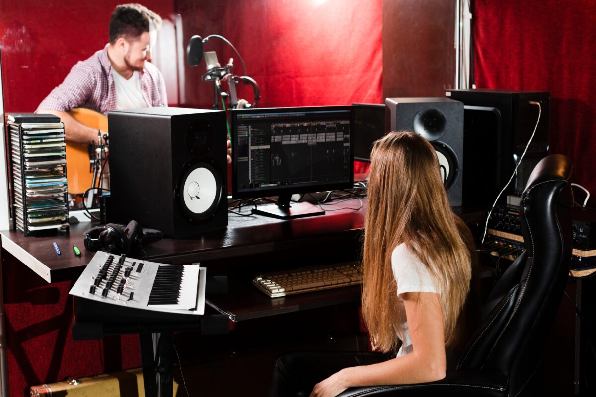 the sound of nature in a studio