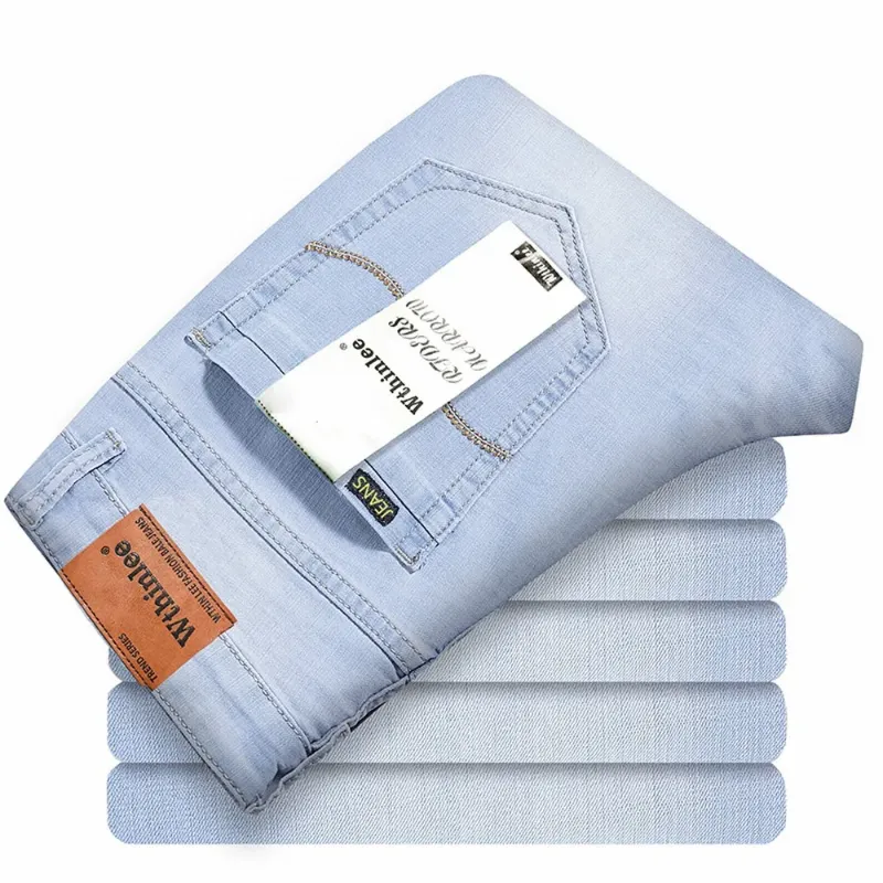 Stretch Denim Detail of Wthinlee Business Jeans