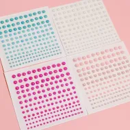 3D Eyes Temporary Tattoos - Self-Adhesive Beauty Jewels for Makeup and Body Art