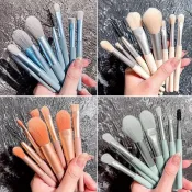8-Piece Makeup Brush Set - Essential brushes for flawless makeup application.