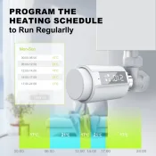 GIRIER TRV Tuya ZigBee Thermostatic Radiator Valve - Smart Temperature Controller for Alexa