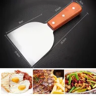 Stainless Steel Metal Spatula Turner - Versatile cooking tool for grilling and baking