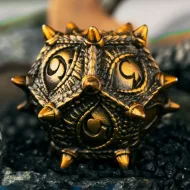 Metal DND Dice Set – Premium 7-Piece Dice Set for RPG Games