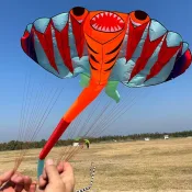 Soft Ray Inflatable Kite – Large 12.5M tear-resistant kite for professional flying
