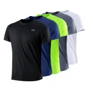 Summer Casual Men's Quick-Dry O-Neck T-Shirt – A lightweight and breathable short-sleeve tee for gym, running, and casual wear.