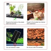 5-45W Reptiles Heat Mat showcasing its design and adjustable features