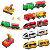 RC Electric Train Locomotive with Remote Control for Kids