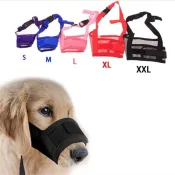 Anti Barking Dog Muzzle on a dog