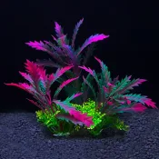 Artificial Underwater Plastic Plants for aquariums, realistic fake shrubs for fish tank decoration