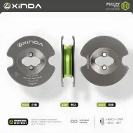 Xinda Outdoor Rock Climbing Bidirectional Pulley - Ideal pulley for climbing, rescue, and lifting.