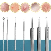 Acne Needle Set 11Pcs – Professional Tweezers & Pimple Remover