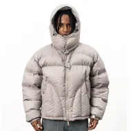 Winter Hooded Down Jacket – Thickened for Warmth and Comfort