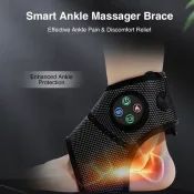 Electric Ankle Foot Massager - Vibration and Hot Compress Therapy