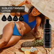 ENVISHA Self Tanning Lotion & Bronzer – Achieve a Natural Glow for Face and Body