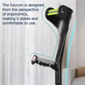 Lefeke Adult Forearm Crutches – Lightweight, Adjustable, and Foldable Walking Aid