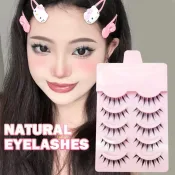 Manga Lashes for Daily Makeup - Soft Natural Thick False Eyelashes