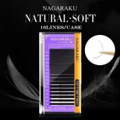 NAGARAKU Classic Individual Eyelash Extension Lashes - Matte Black