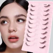 Soft Cat Eye Lashes - Natural Fluffy 3D Mink Faux Cils