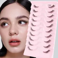 Soft Cat Eye Lashes - Natural Fluffy 3D Mink Faux Cils