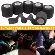 Tattoo Grip Tape Wrap in 2" x 5 yards, available in multiple pack sizes