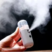 USB Mist Facial Sprayer – Rechargeable Face Steamer for Moisturizing