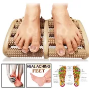 Wooden Foot Massage Roller – Soothe Aching Feet Naturally